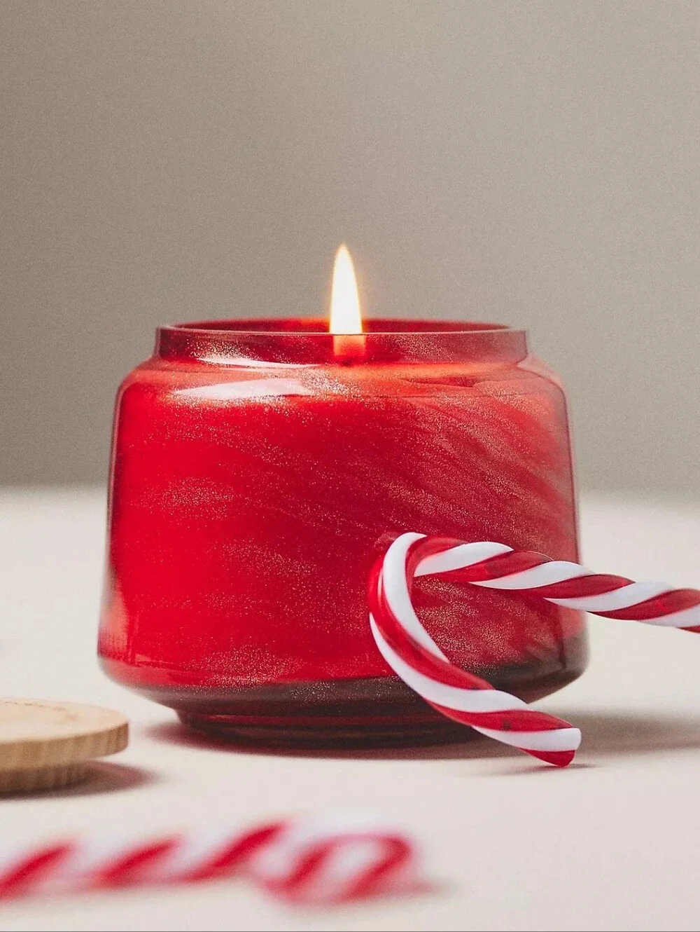 Anthropologie Gather Candle Gourmand Peppermint Stick